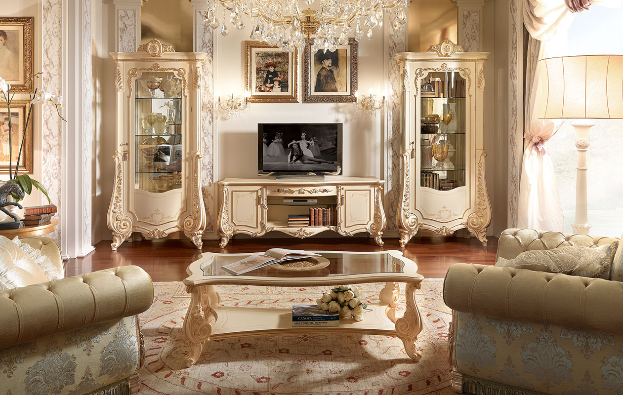 Camere da letto classiche avorio e noce : camere da letto ...